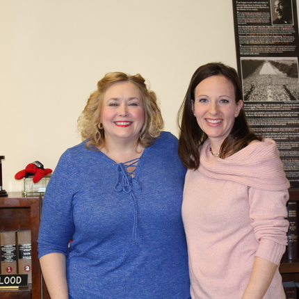 Lawmaker Carol Blood and constituent Mariel Barreras