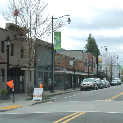 main street in Washington state