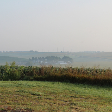 Fog over valley