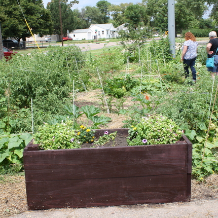 jardín comunitario