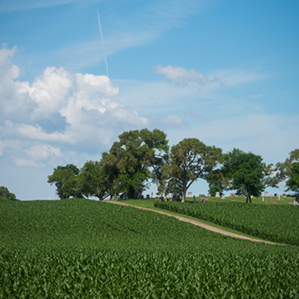 Rural Iowa scene 