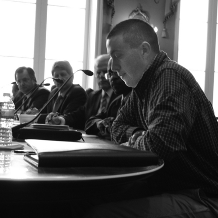 Justin Doerr testifying