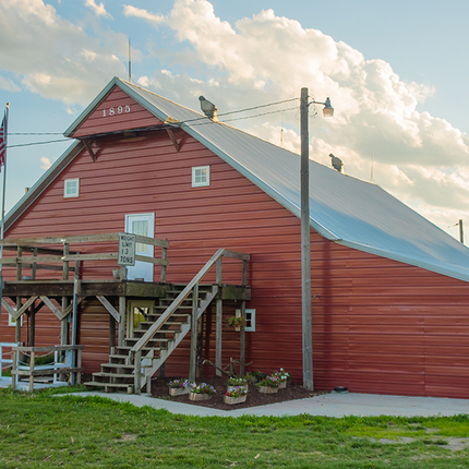 Preserved barn converted to event space