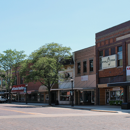 Calle principal en Kearney, Nebraska