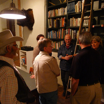 Group of people in building
