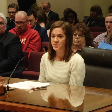 Lauren testifying