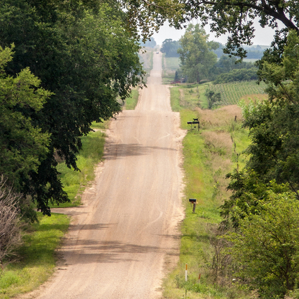 Camino de grava