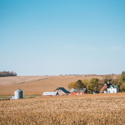 Farm place in rural Nebraska