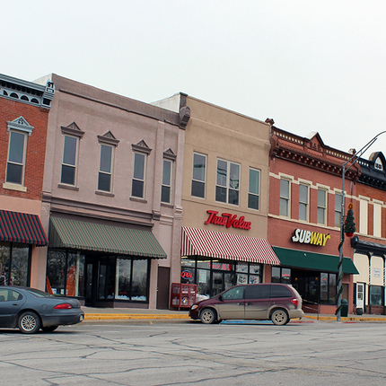 Main Street in Pawnee City, Nebraska