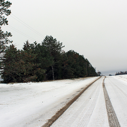 Snowy road