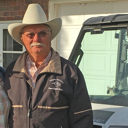 Woman and man ranchers