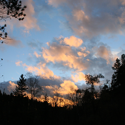 Sunset and clouds
