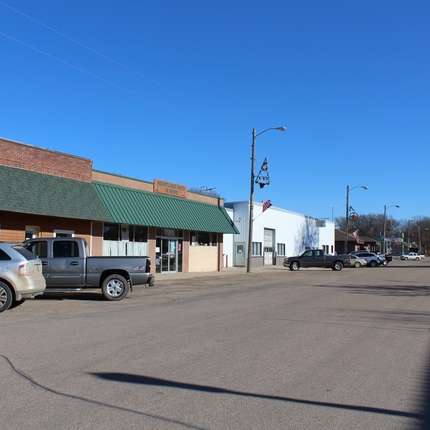 downtown Valpraiso, Nebraska