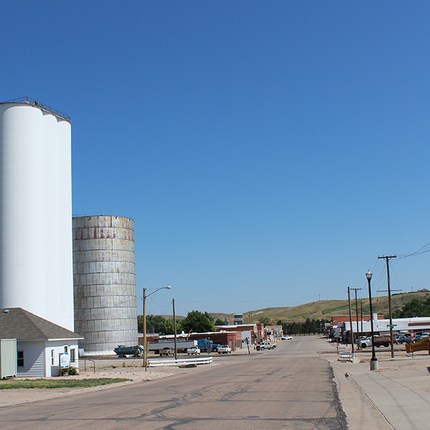 downtown in Wauneta, Nebraska