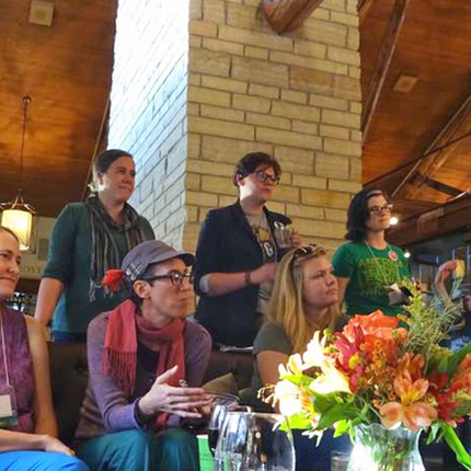 gathering of agricultural women