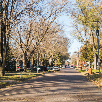 small town neighborhood