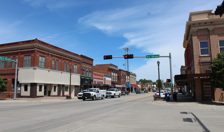 main street Wayne Nebraska
