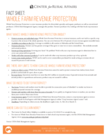 Whole Farm Revenue Protection